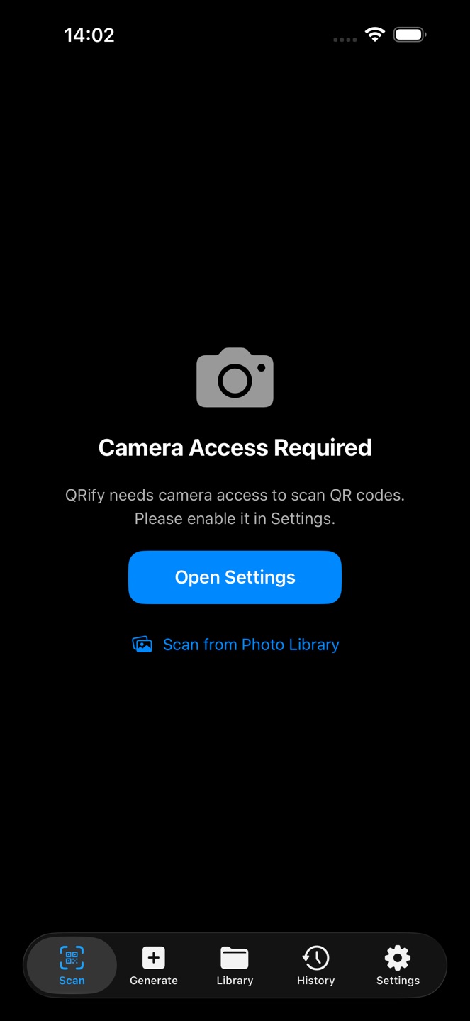 QRify: Scan & Generate