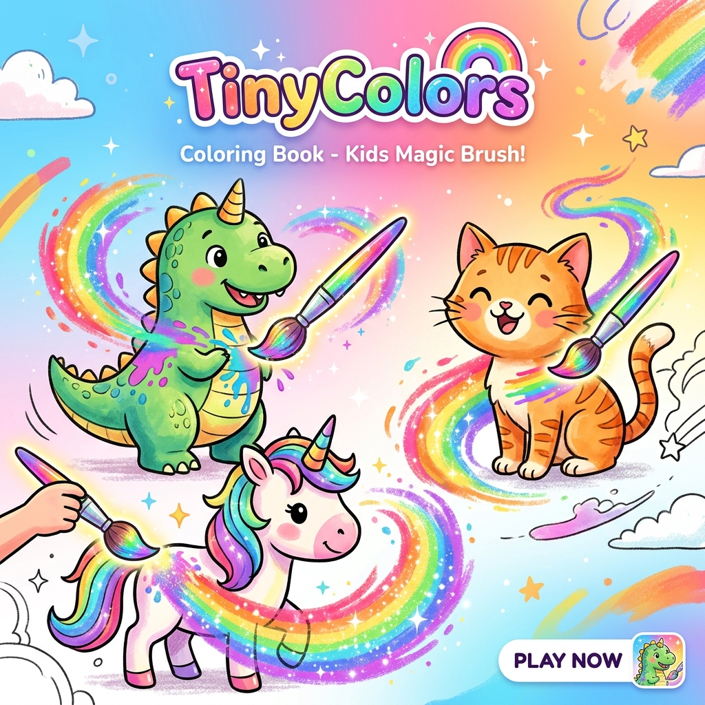 TinyColors: Coloring Book